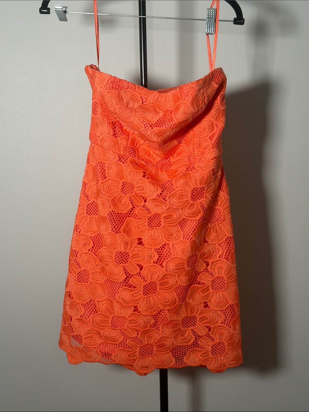 NWOT New Lately Floral Lace Strapless Mini Dress - Picture 4 of 7